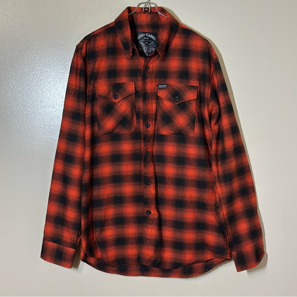 DIXXON Retired- Orange and Black “Workforce” Flannel Shirt